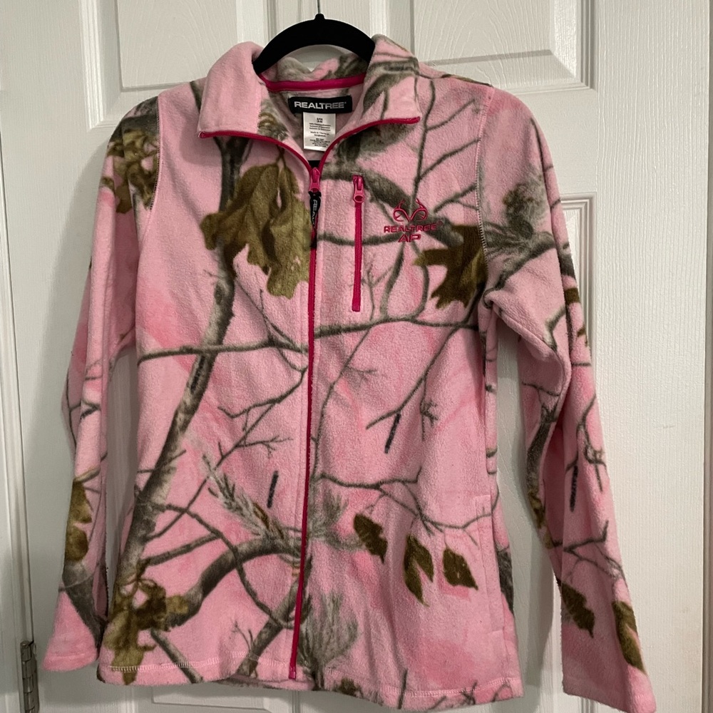 Junior’s Real Tree Fleece Camo Jacket